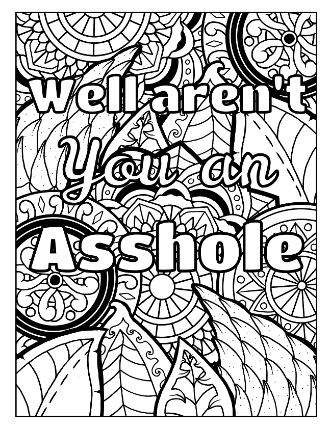 55 Coloring Book With Curse Words 36