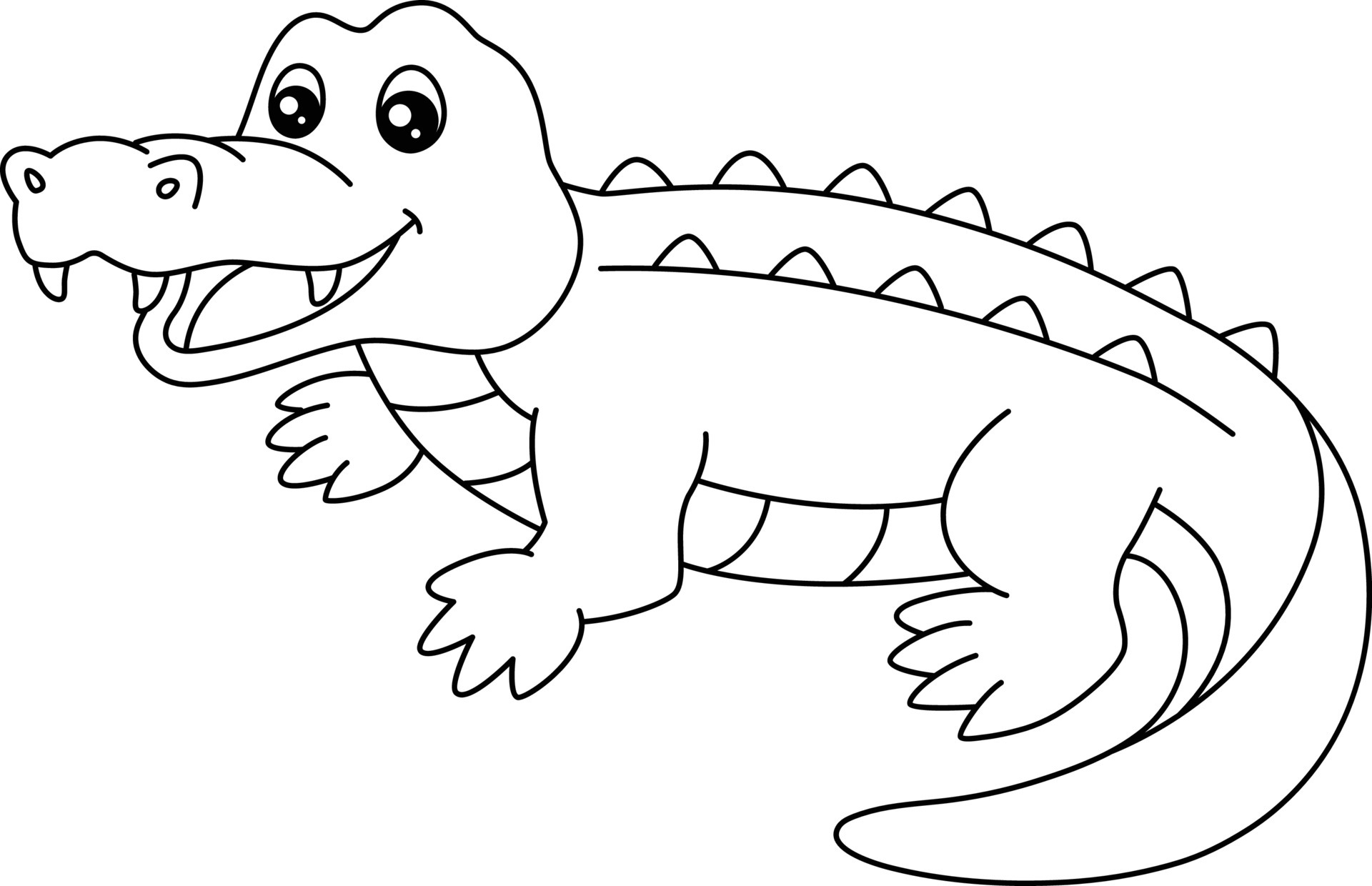 55 Crocodile Coloring Book 2