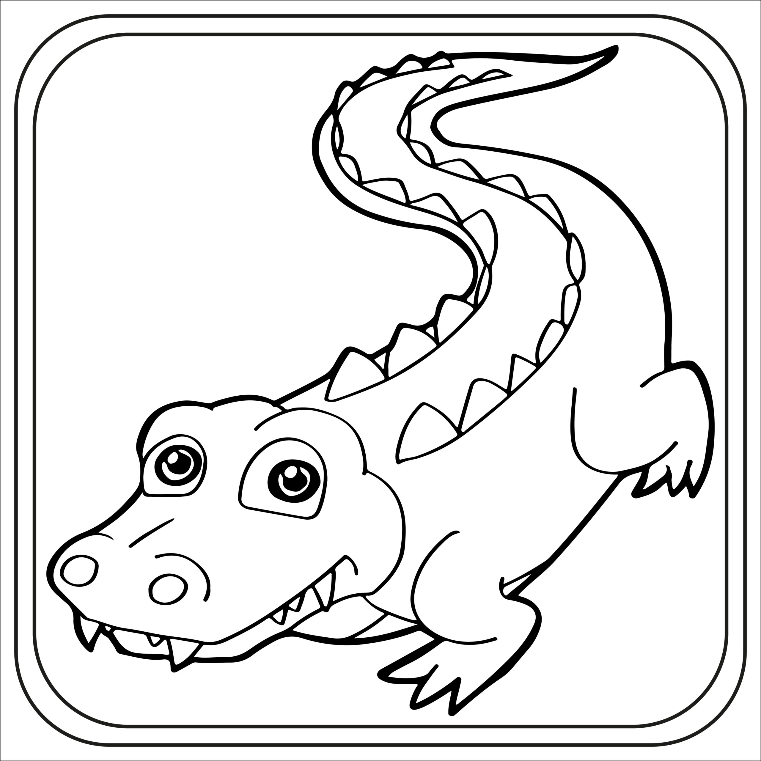 55 Crocodile Coloring Book 25