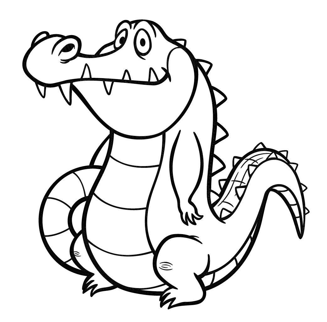 55 Crocodile Coloring Book 3