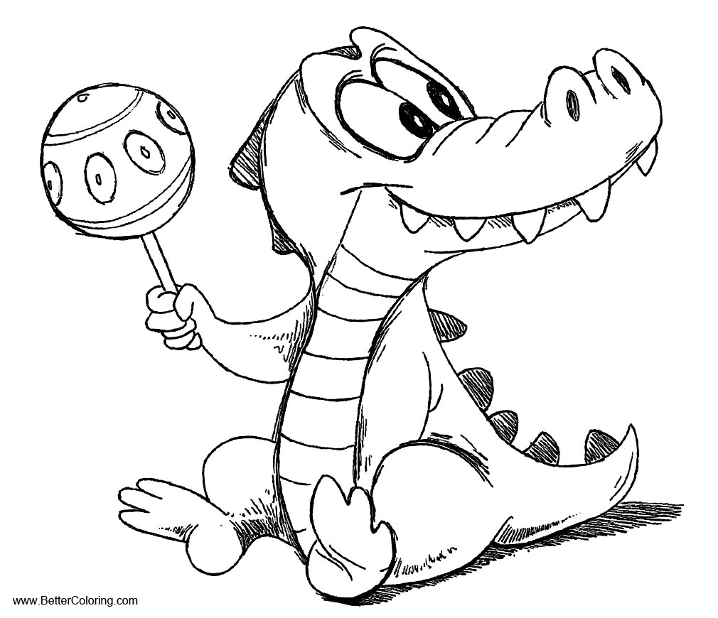 55 Crocodile Coloring Book 30