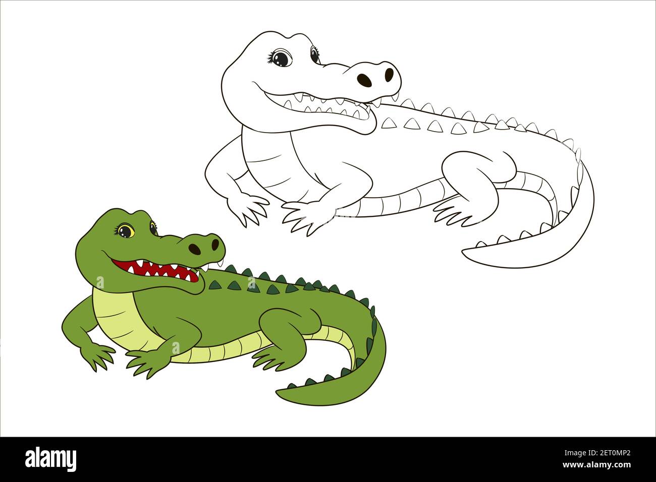 55 Crocodile Coloring Book 50