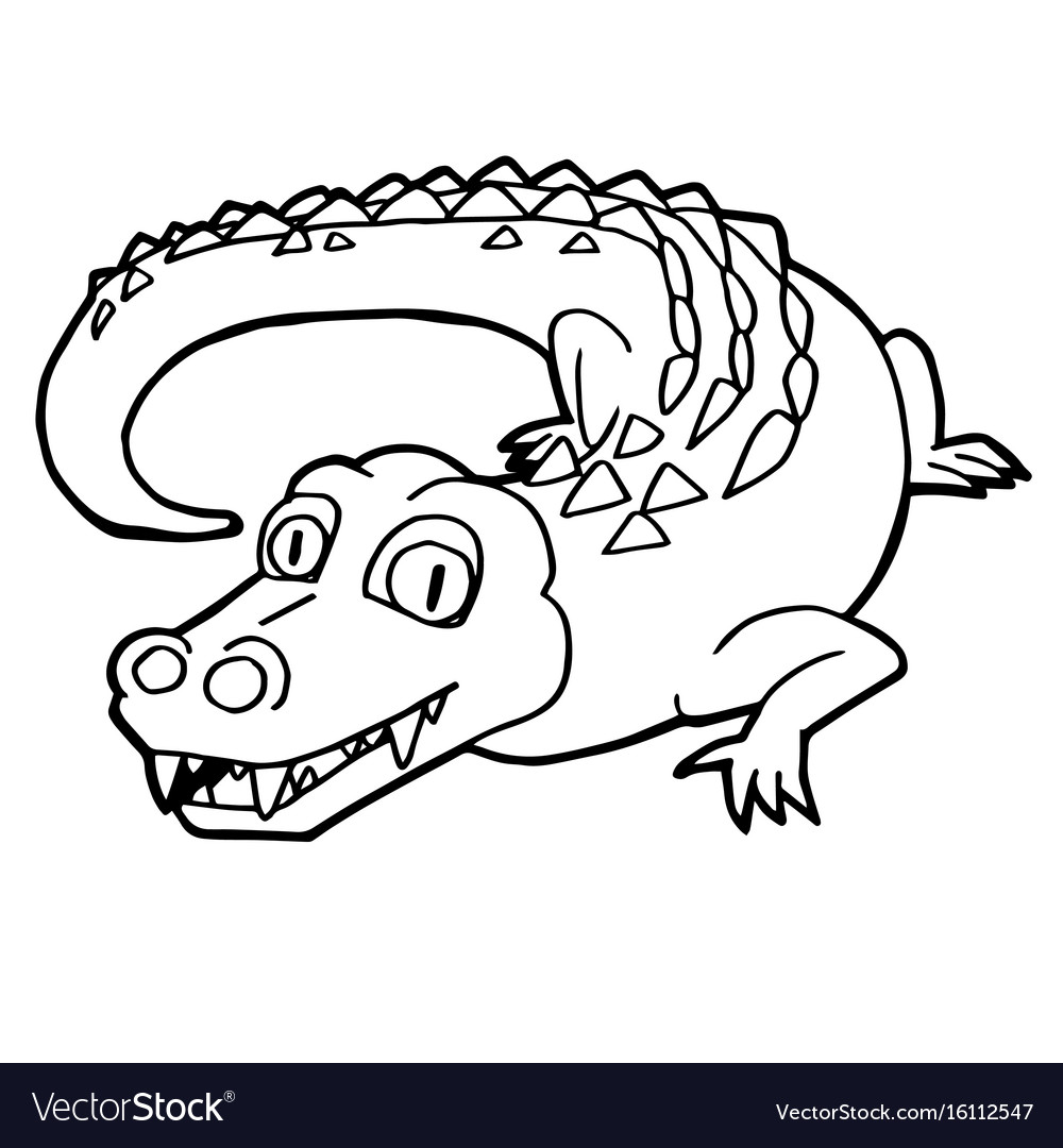 55 Crocodile Coloring Book 55