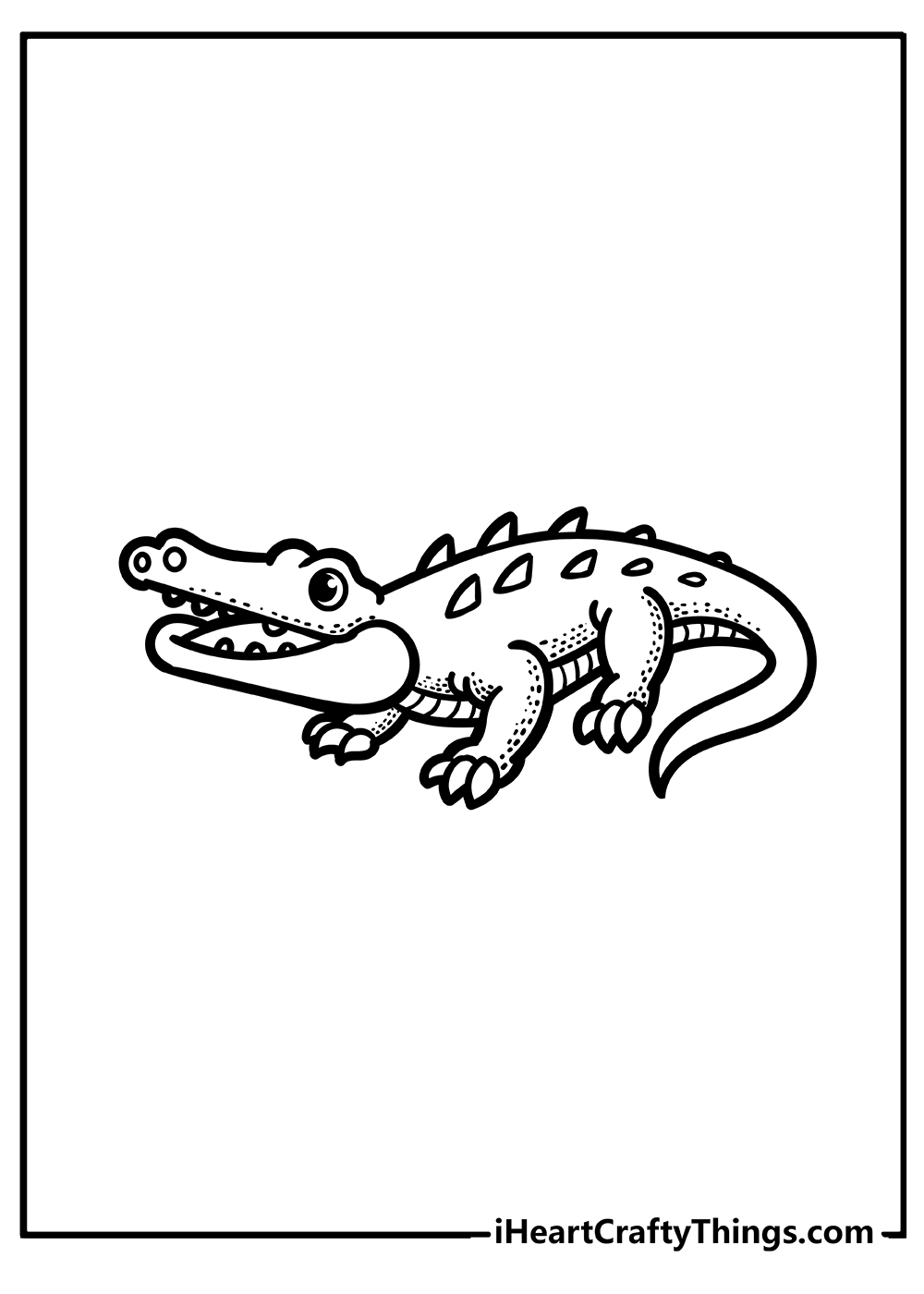 55 Crocodile Coloring Book 61