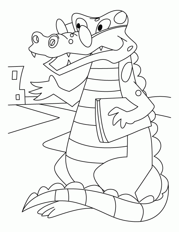 55 Crocodile Coloring Book 62