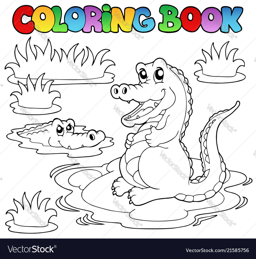 55 Crocodile Coloring Book 7