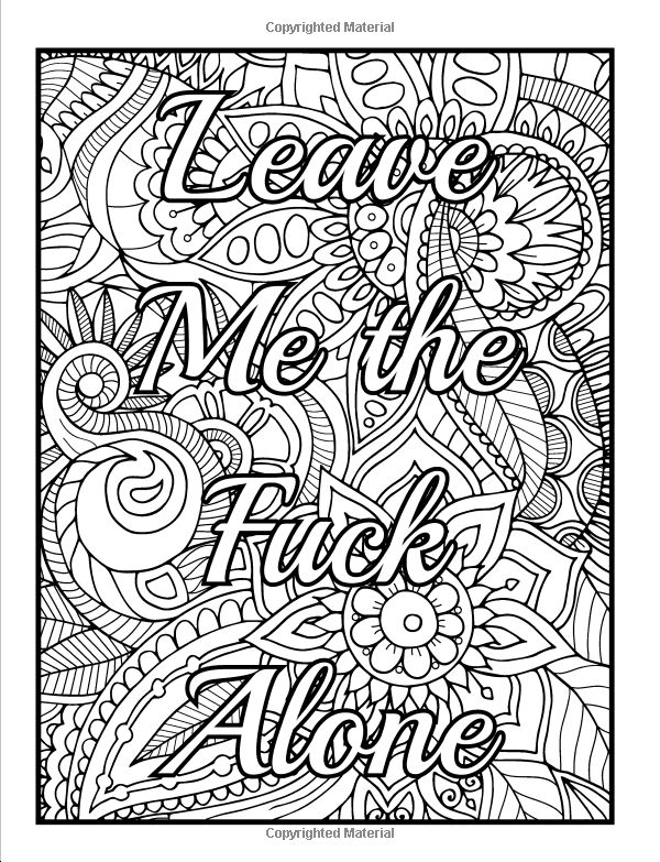 55 Curse Word Coloring Book 26