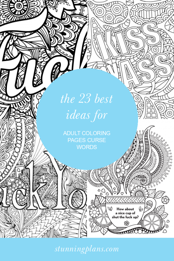 55 Curse Word Coloring Book 34