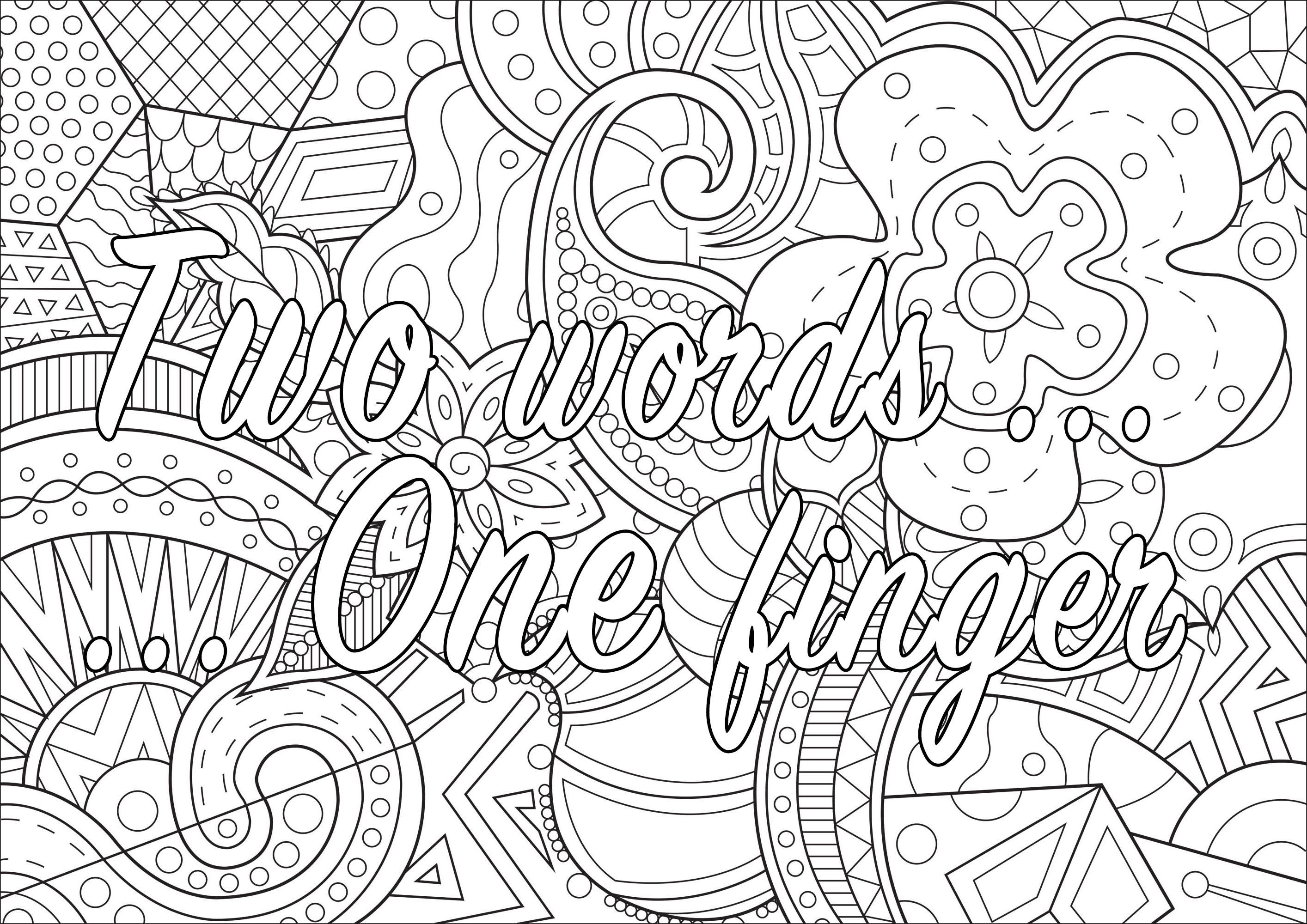 55 Curse Word Coloring Book 65