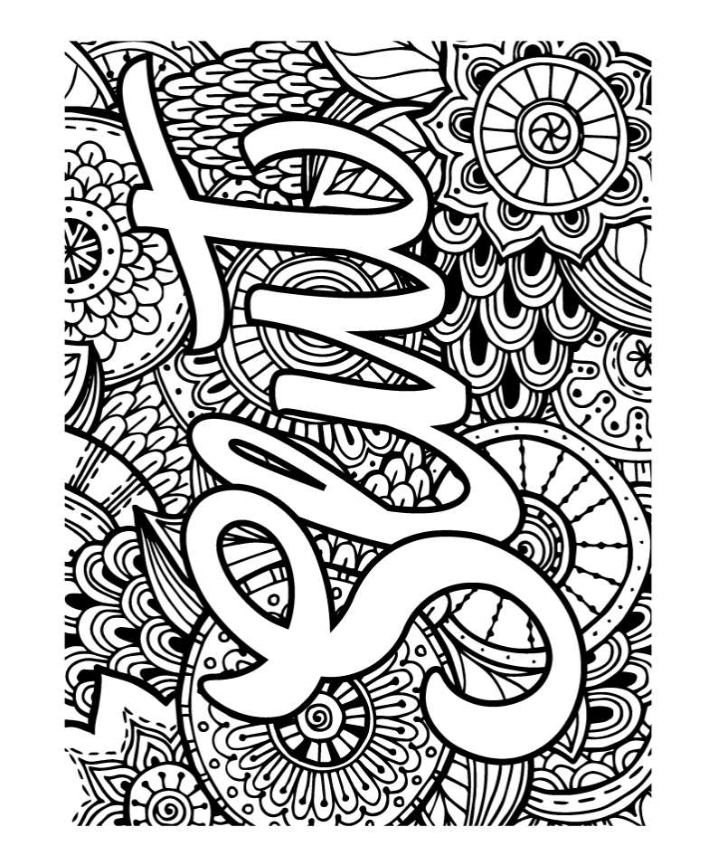 55 Curse Word Coloring Book 66