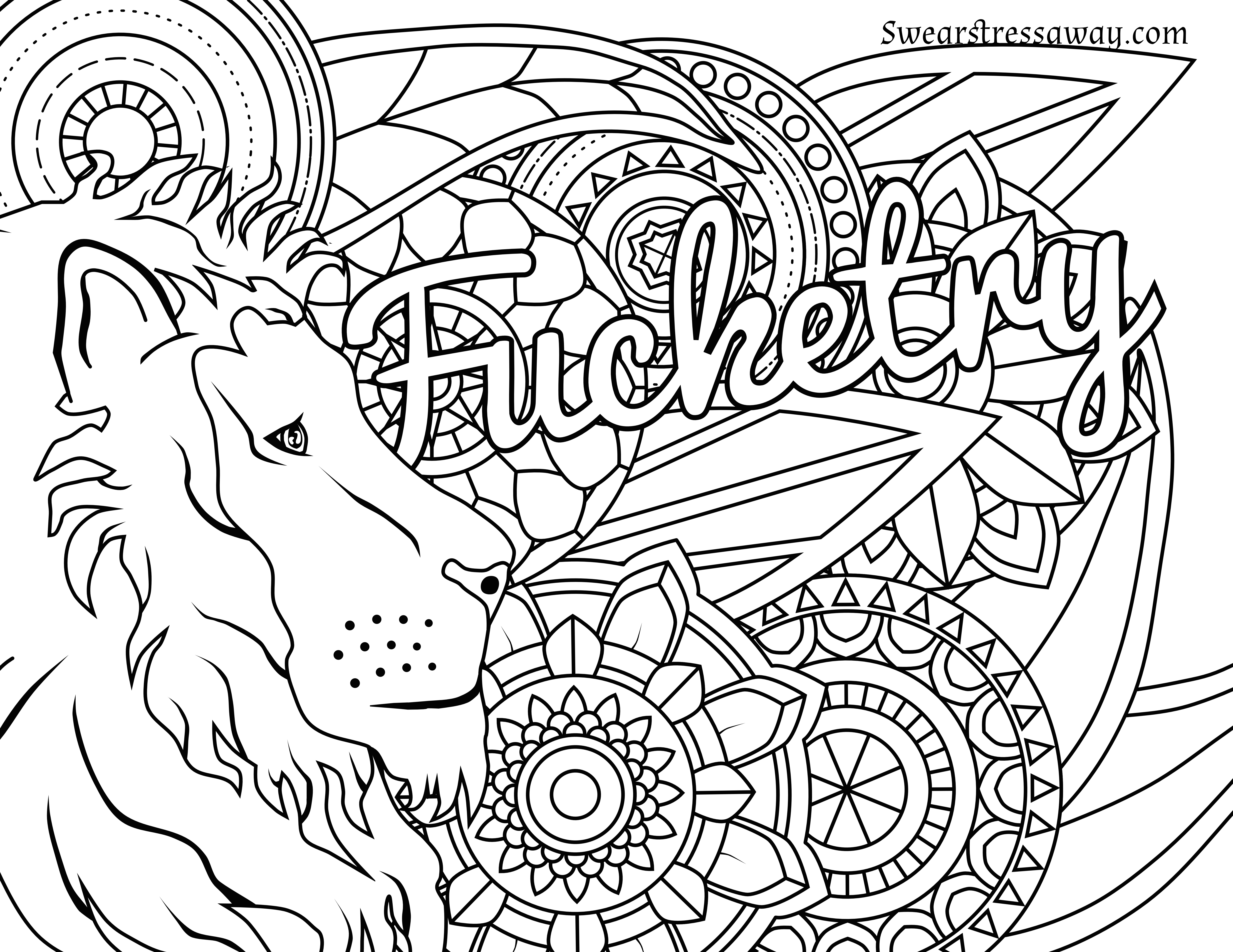 55 Cuss Word Coloring Book 69