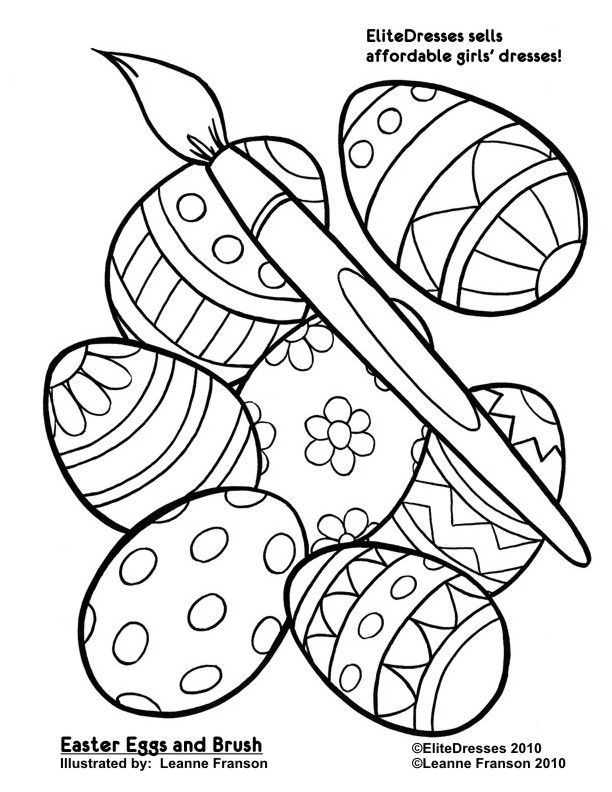 55 Easter Coloring Book 12