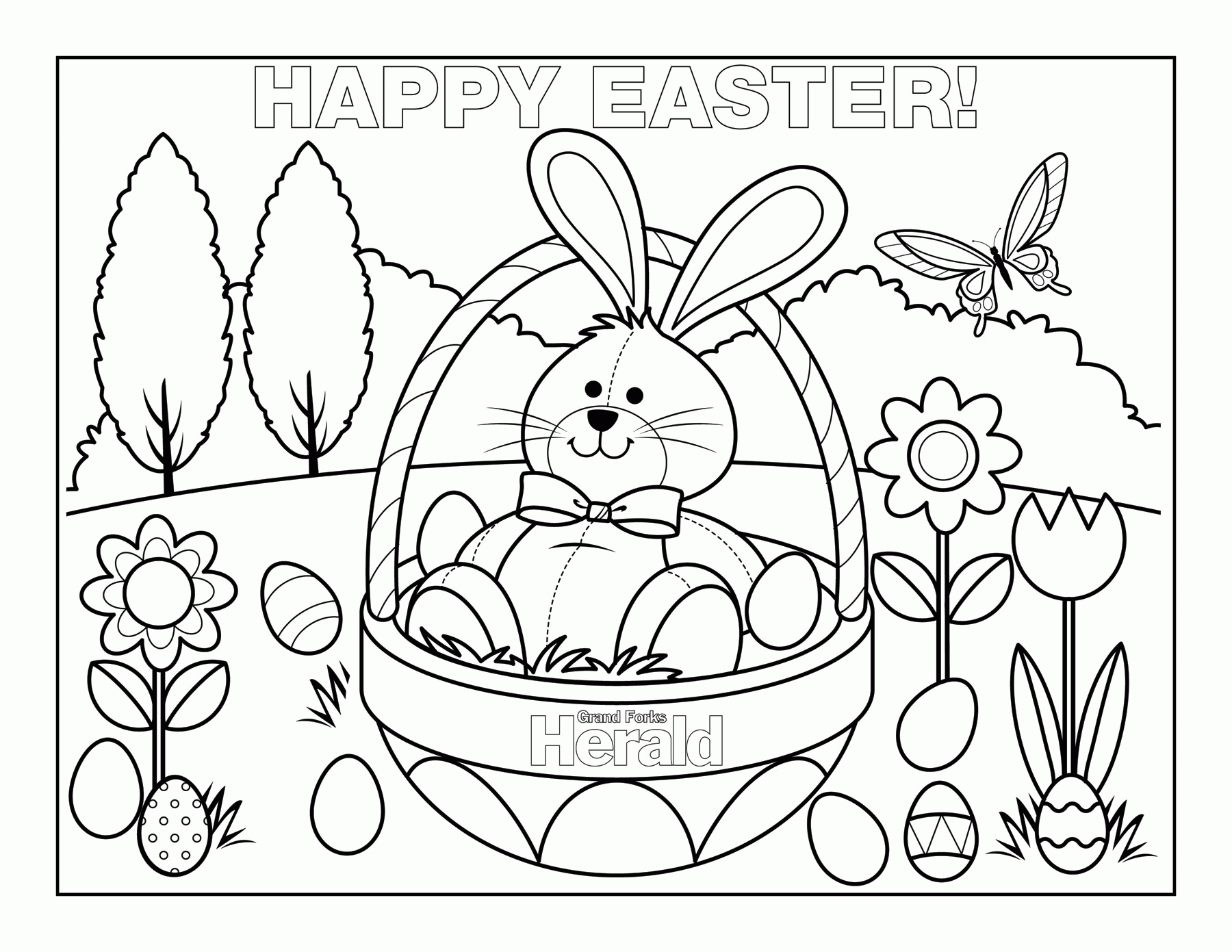 55 Easter Coloring Book 50