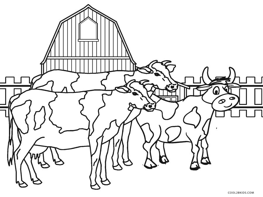 55 Farm Animal Coloring Book Pages 37