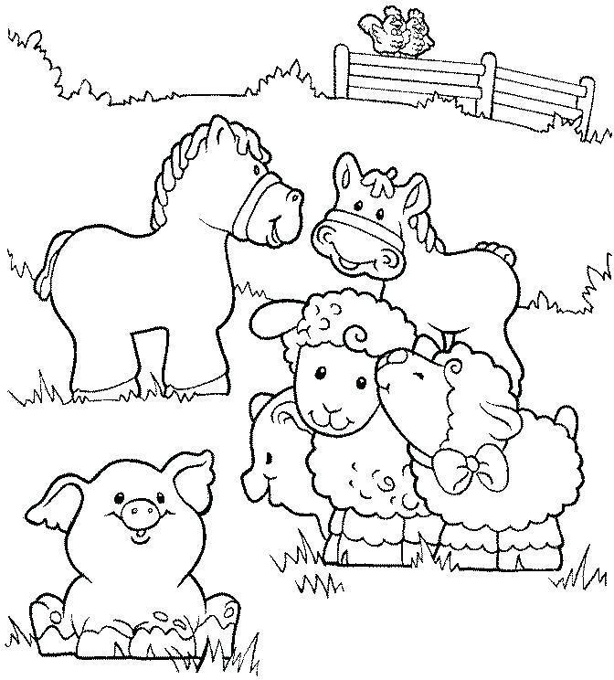 55 Farm Animal Coloring Book Pages 52