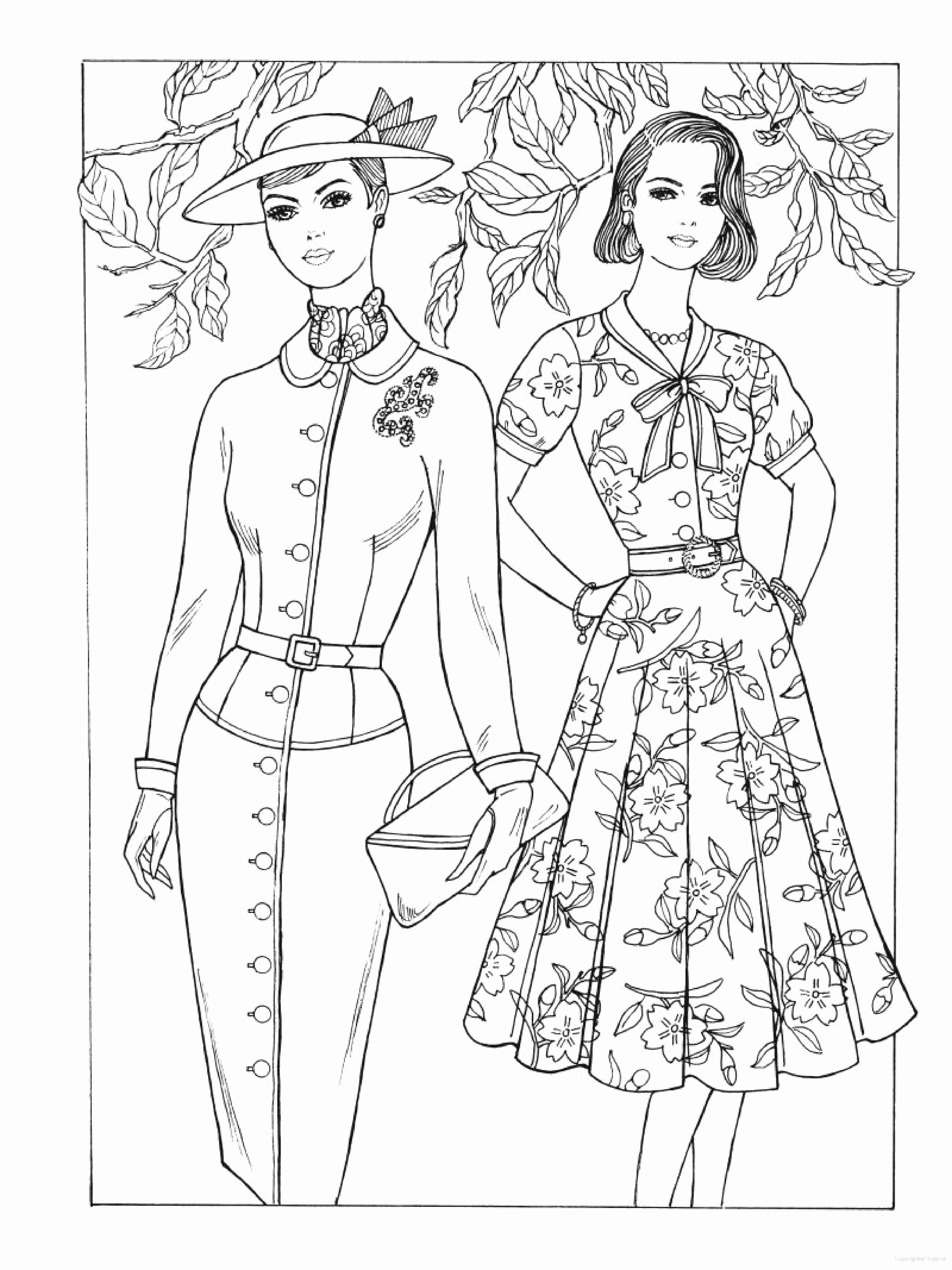 55 Fashion Coloring Book 15