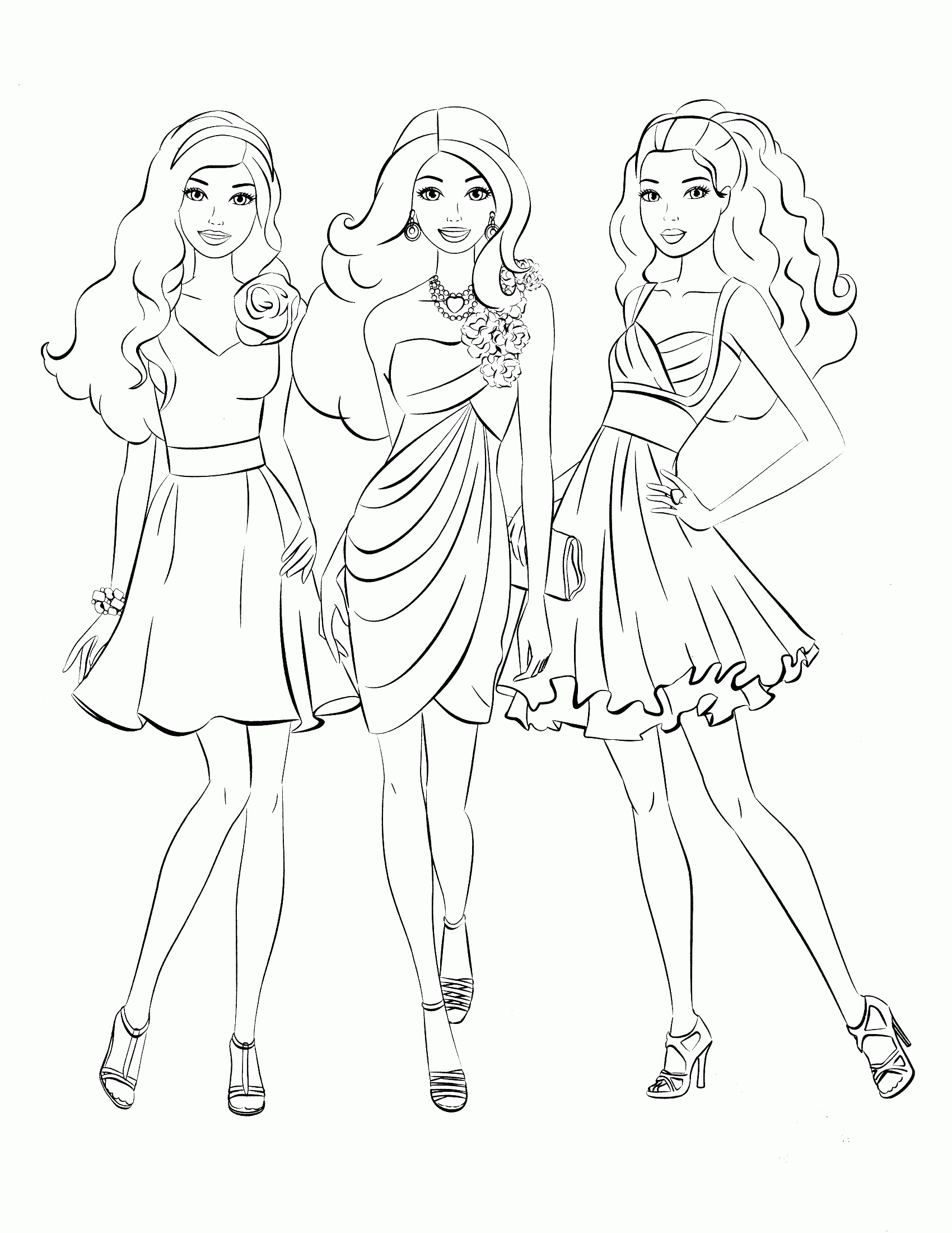 55 Fashion Coloring Book 21