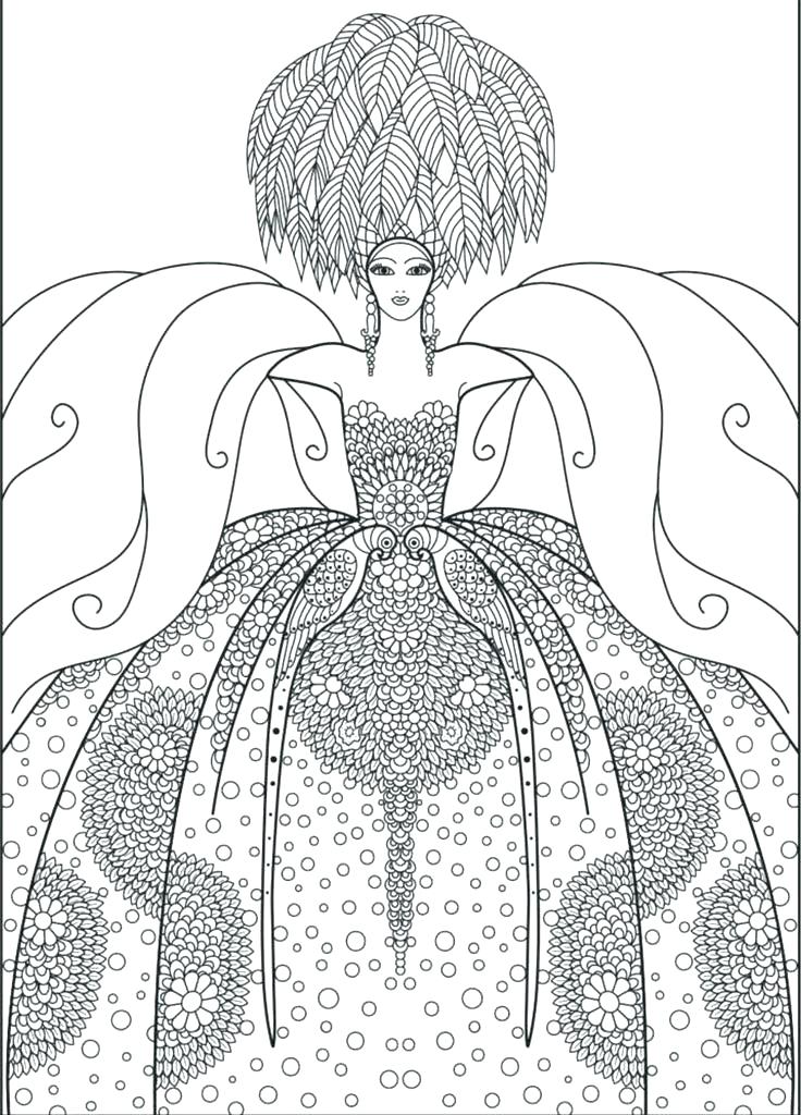 55 Fashion Coloring Book 30