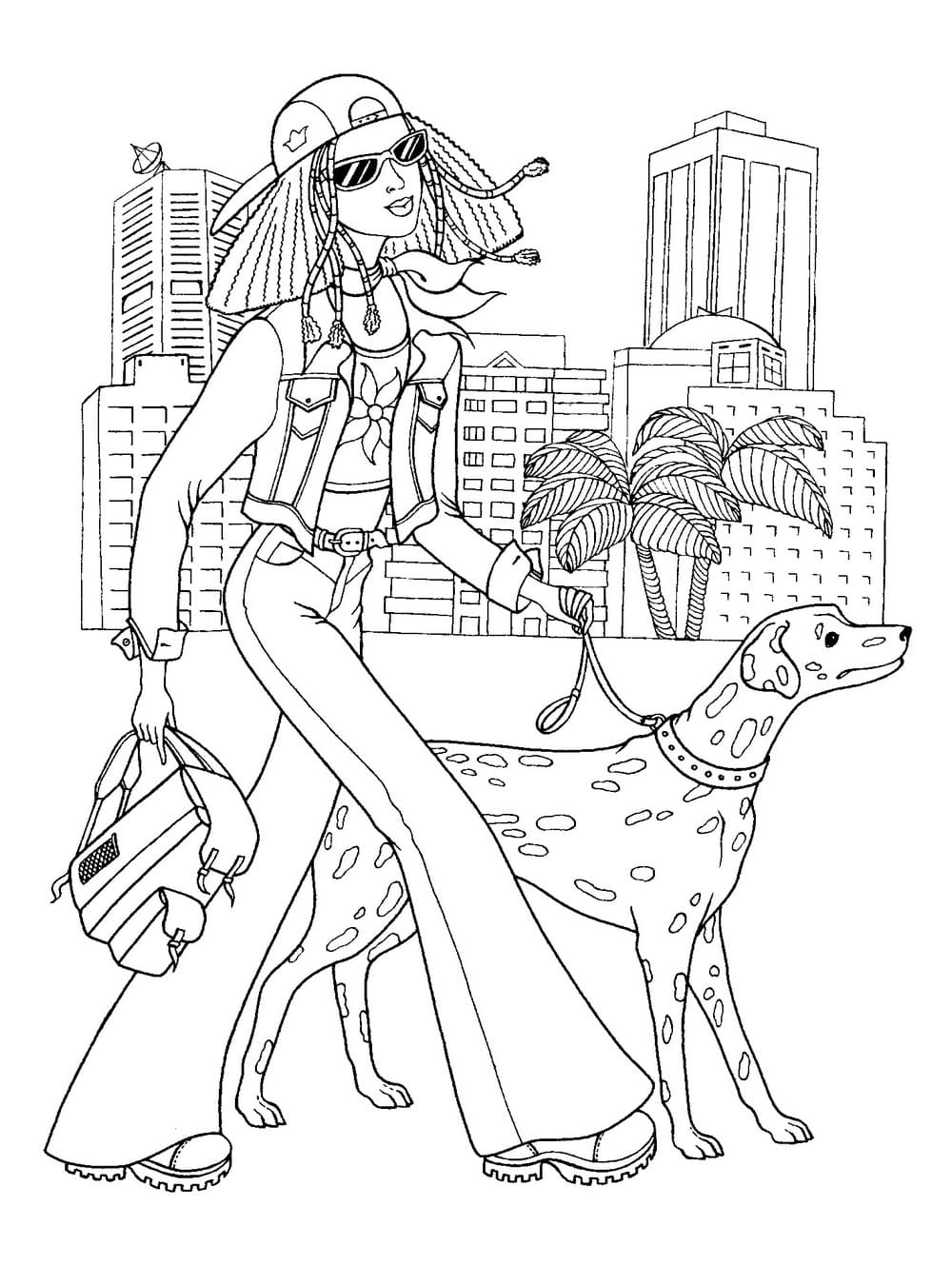 55 Fashion Coloring Book 35