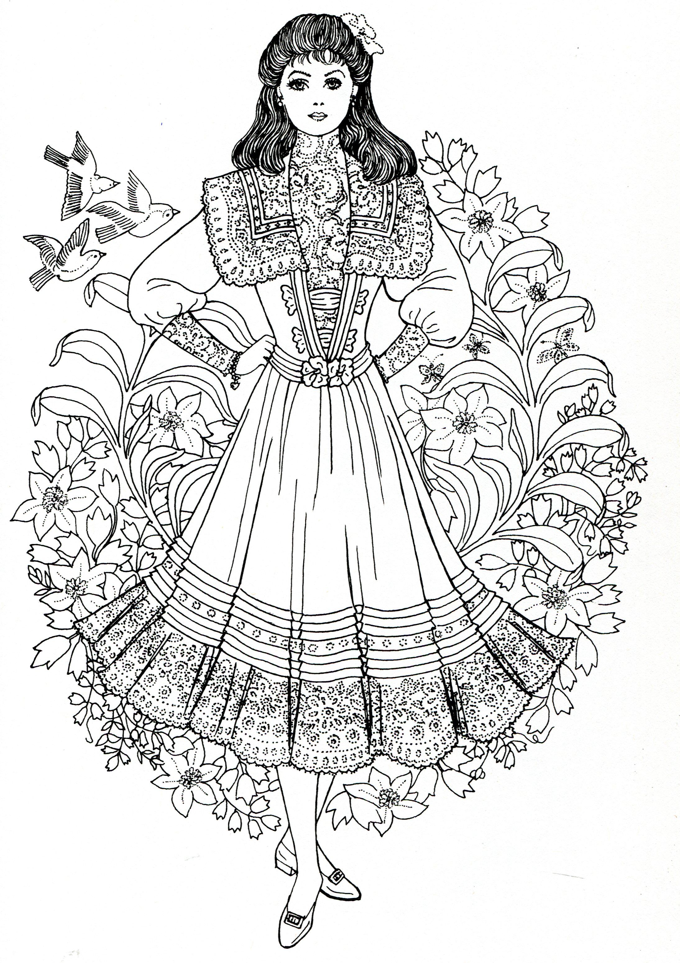 55 Fashion Coloring Book 38