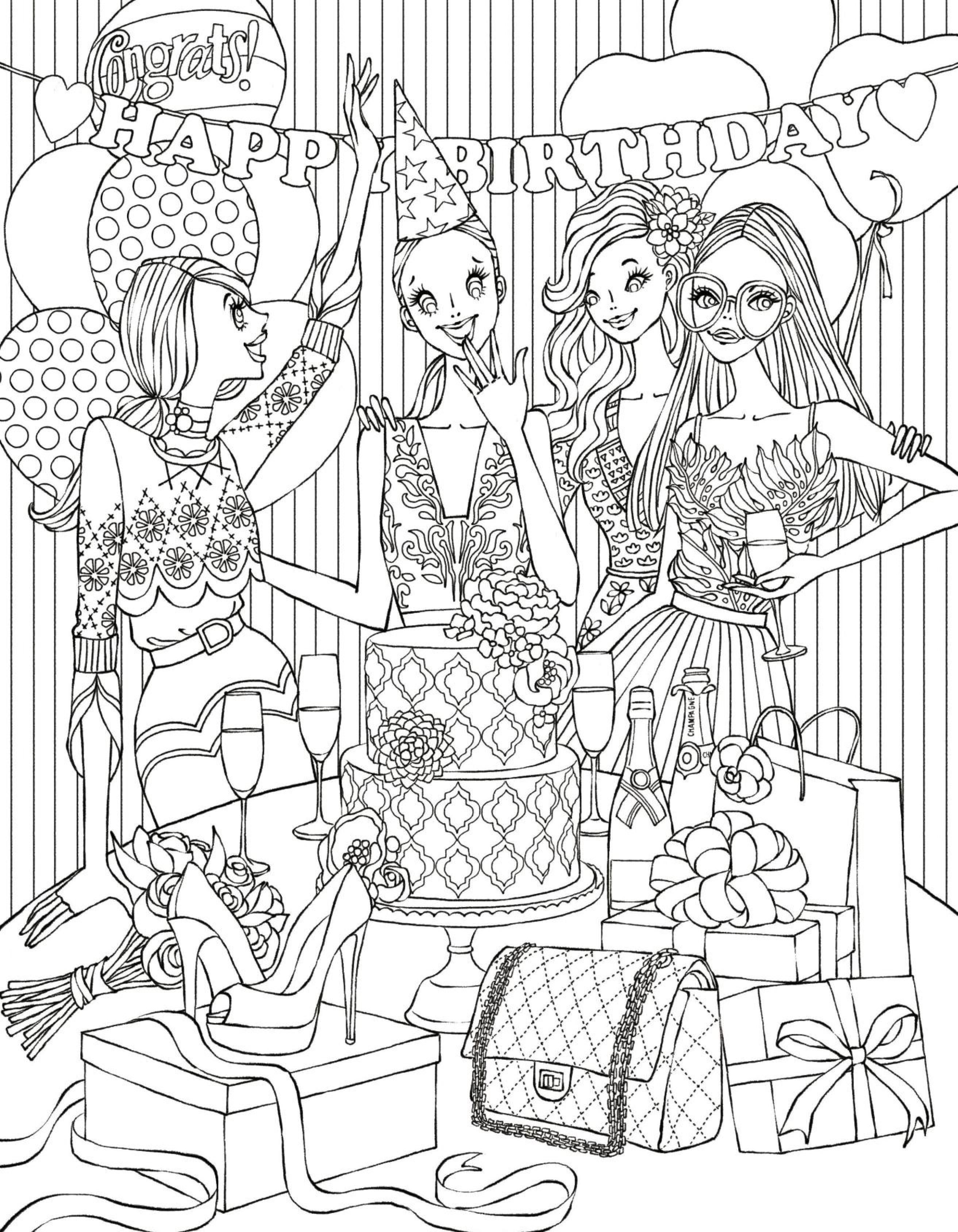 55 Fashion Coloring Book 42