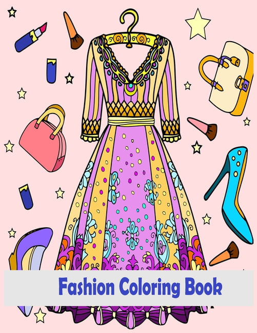 55 Fashion Coloring Book 53