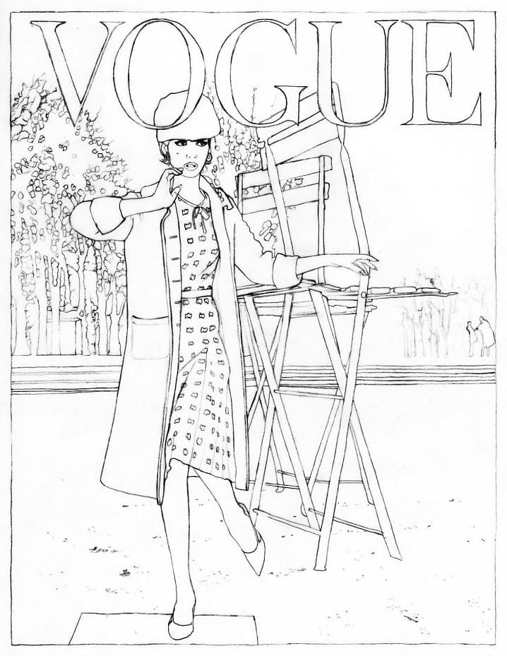 55 Fashion Coloring Book 60