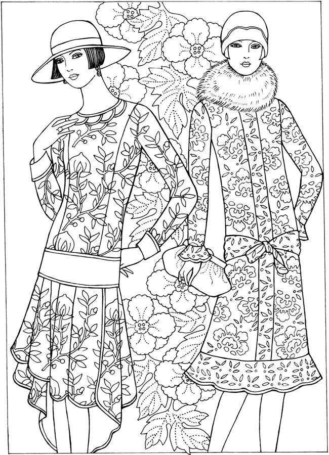 55 Fashion Coloring Book 63