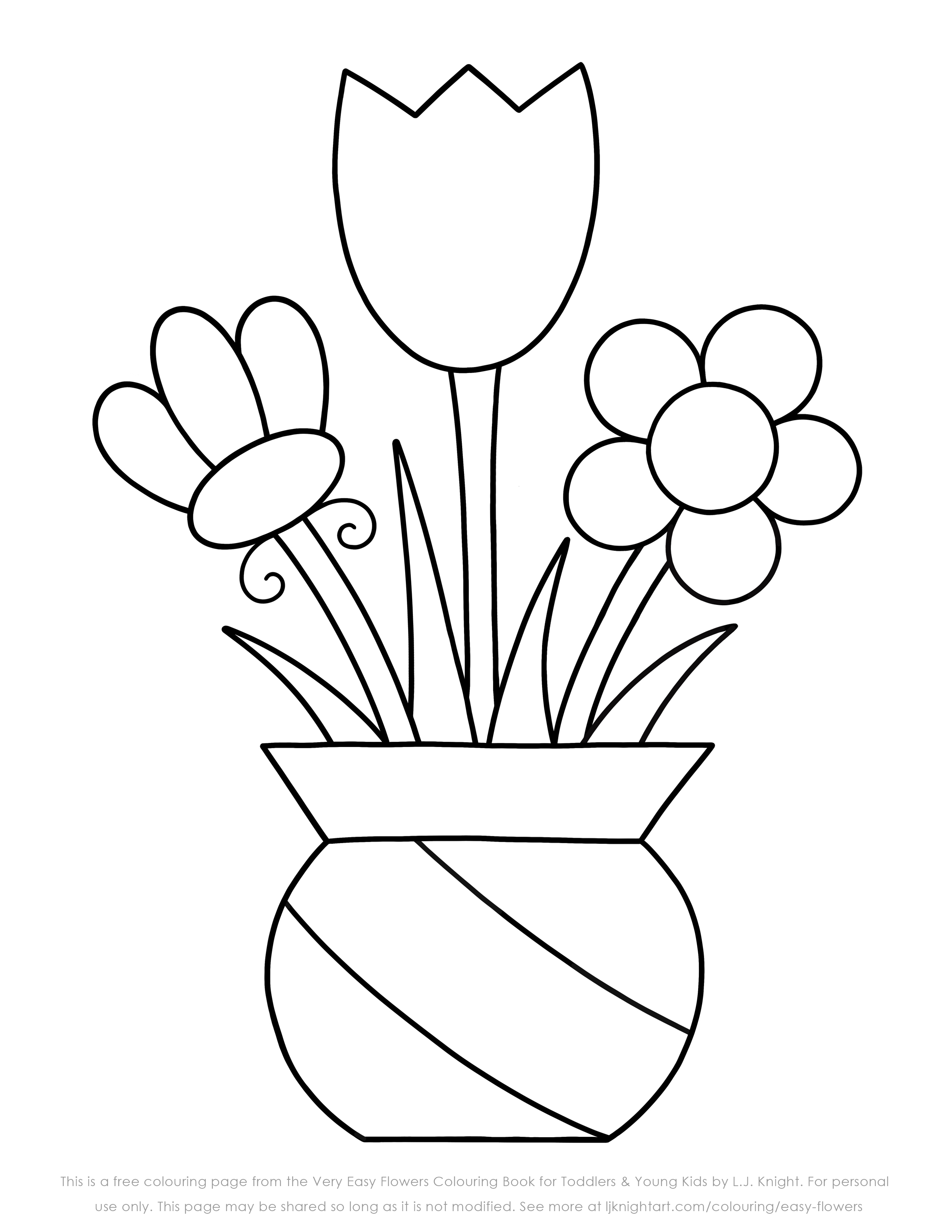 55 Flower Coloring Books 44