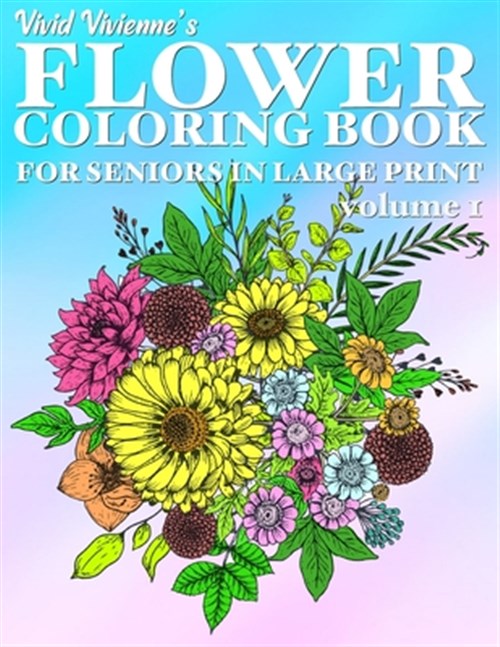 55 Flower Coloring Books 58