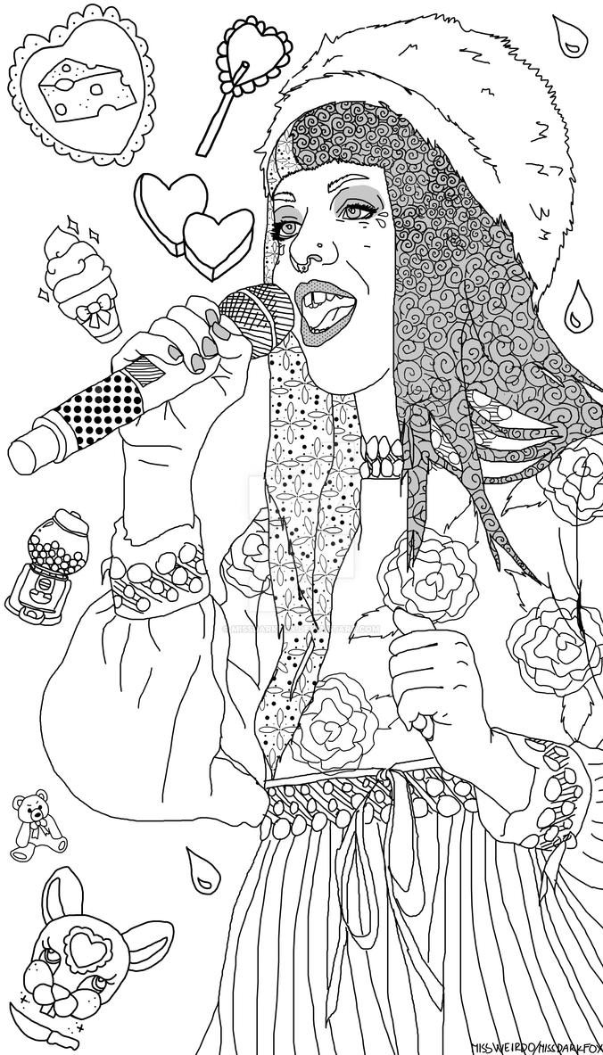 45 Melanie Martinez Coloring Book Pages 14