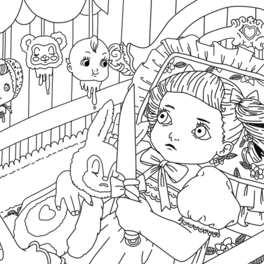 45 Melanie Martinez Coloring Book Pages 15