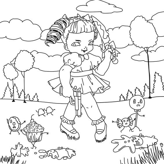 45 Melanie Martinez Coloring Book Pages 58