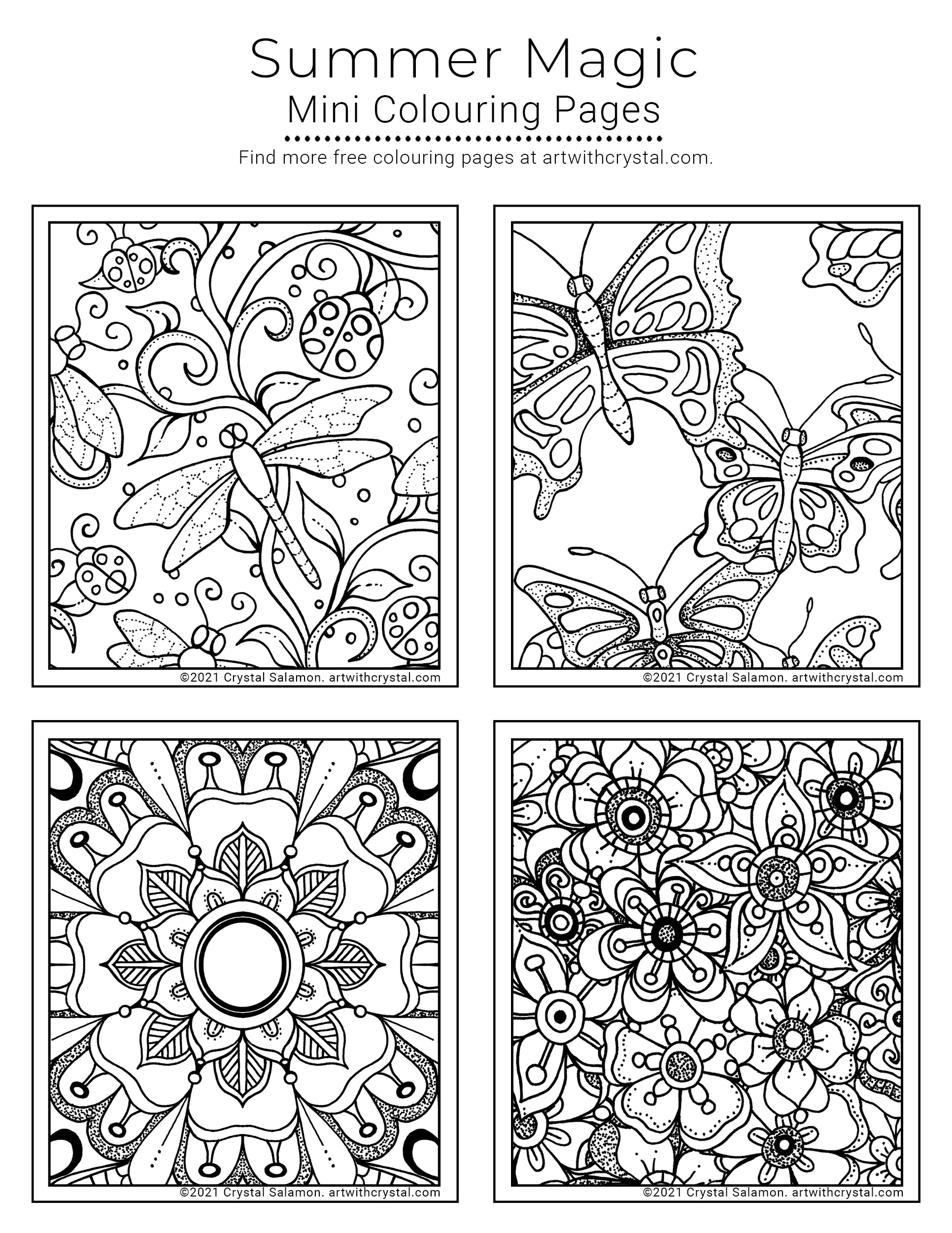 45 Mini Coloring Book 1