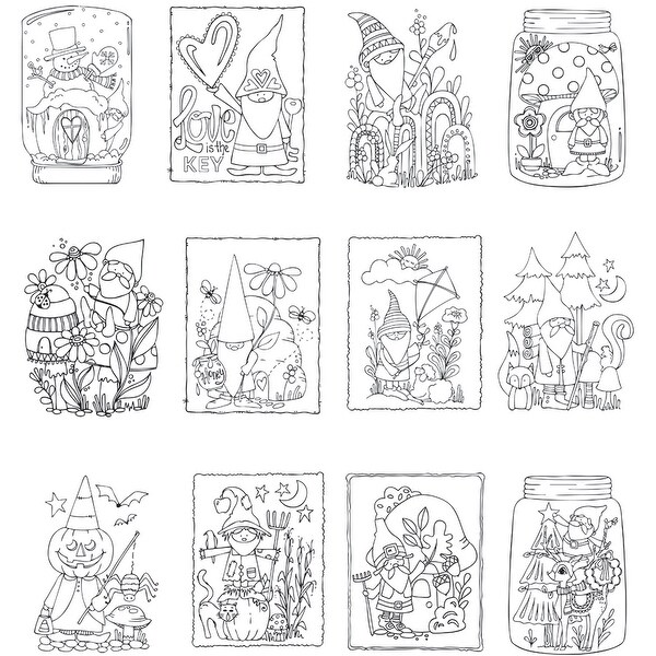 45 Mini Coloring Book 19