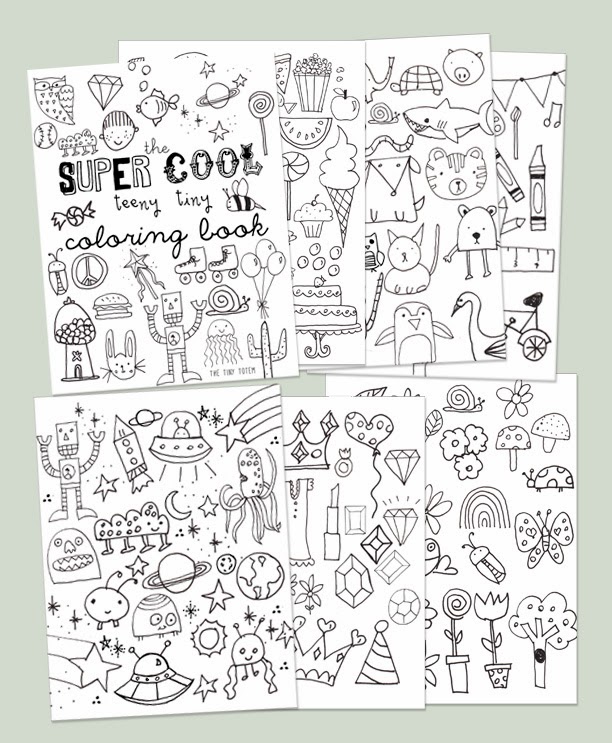 45 Mini Coloring Book 3