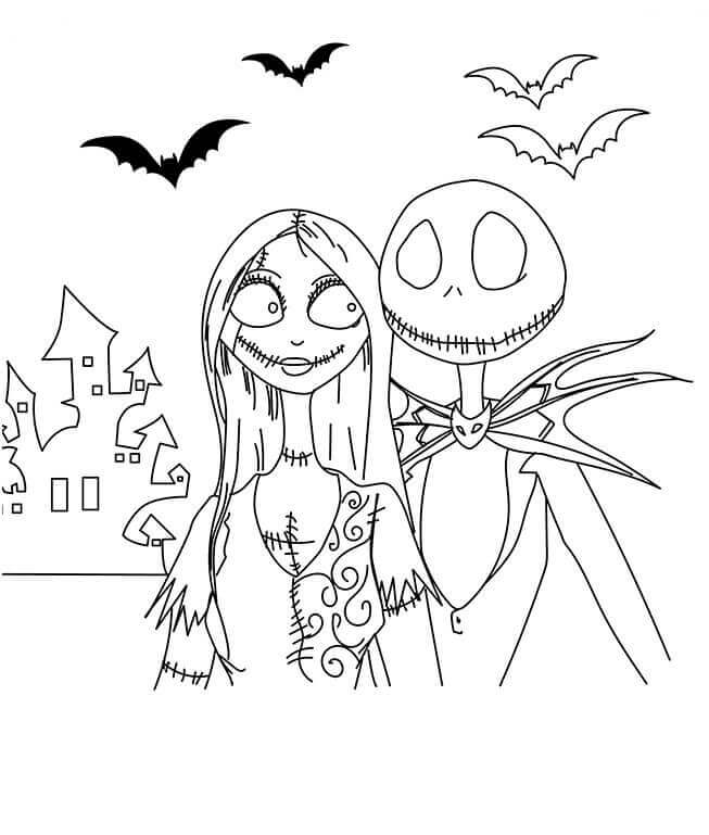 45 Printable Nightmare Before Christmas Coloring Book Pages 18