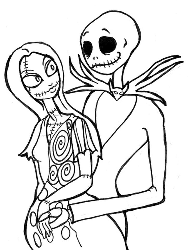 45 Printable Nightmare Before Christmas Coloring Book Pages 31