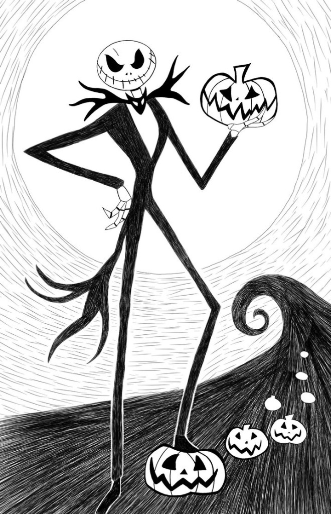 45 Printable Nightmare Before Christmas Coloring Book Pages 45