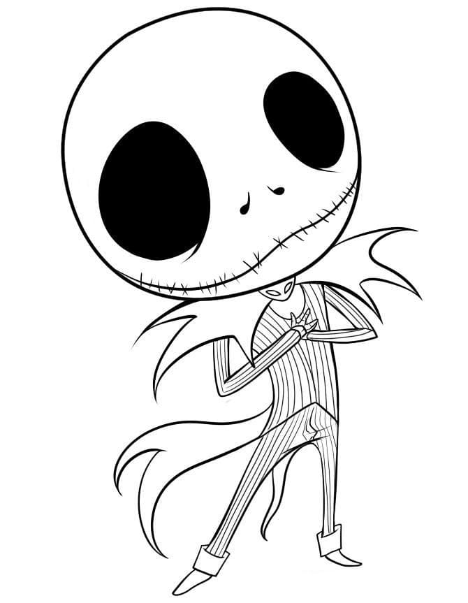 45 Printable Nightmare Before Christmas Coloring Book Pages 48