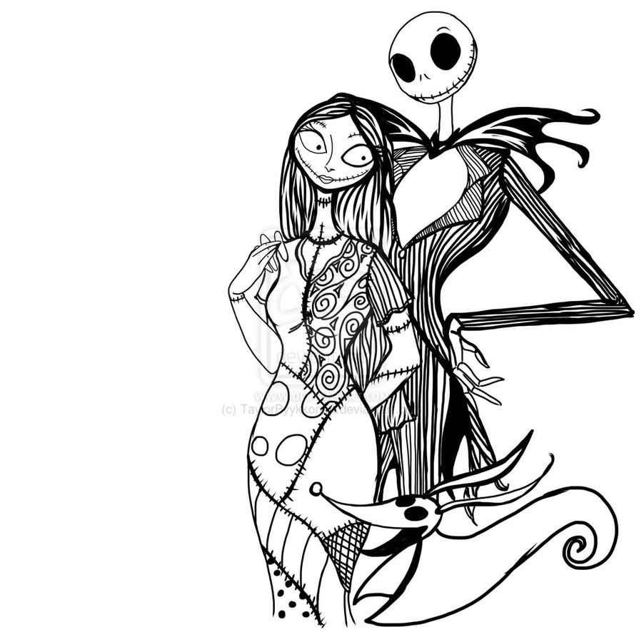 45 Printable Nightmare Before Christmas Coloring Book Pages 57