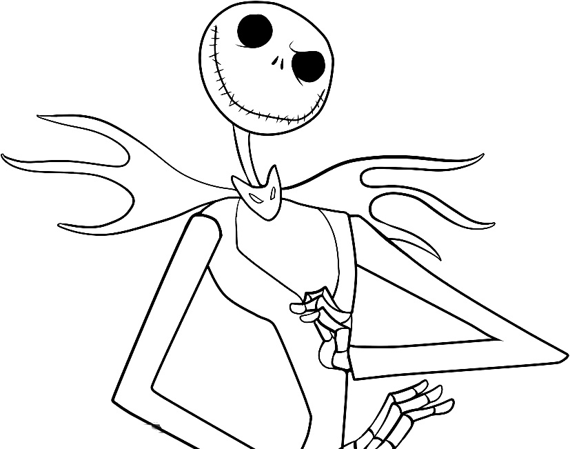 45 Printable Nightmare Before Christmas Coloring Book Pages 65