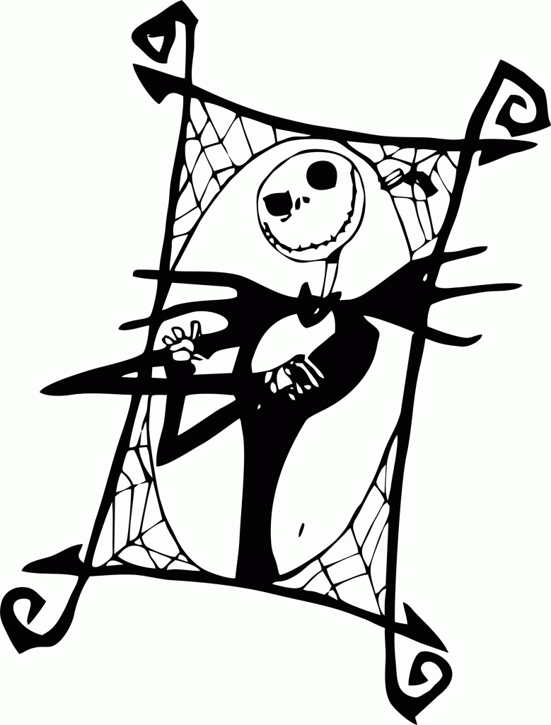 45 Printable Nightmare Before Christmas Coloring Book Pages 70