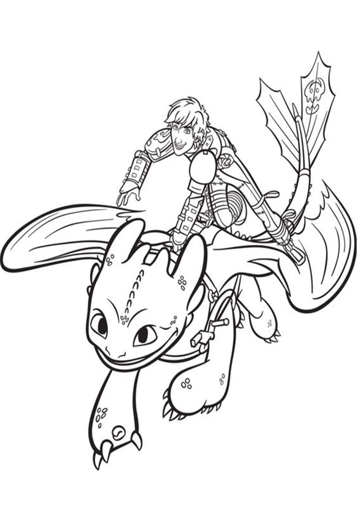 50 How To Train Your Dragon Coloring Book Pages 23