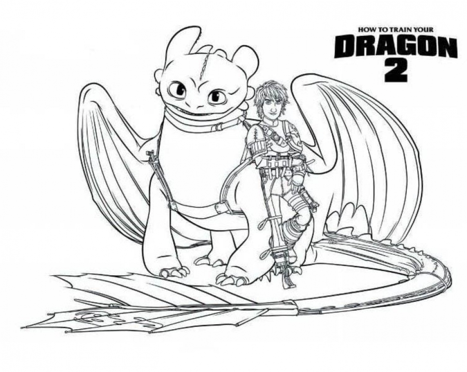 50 How To Train Your Dragon Coloring Book Pages 27