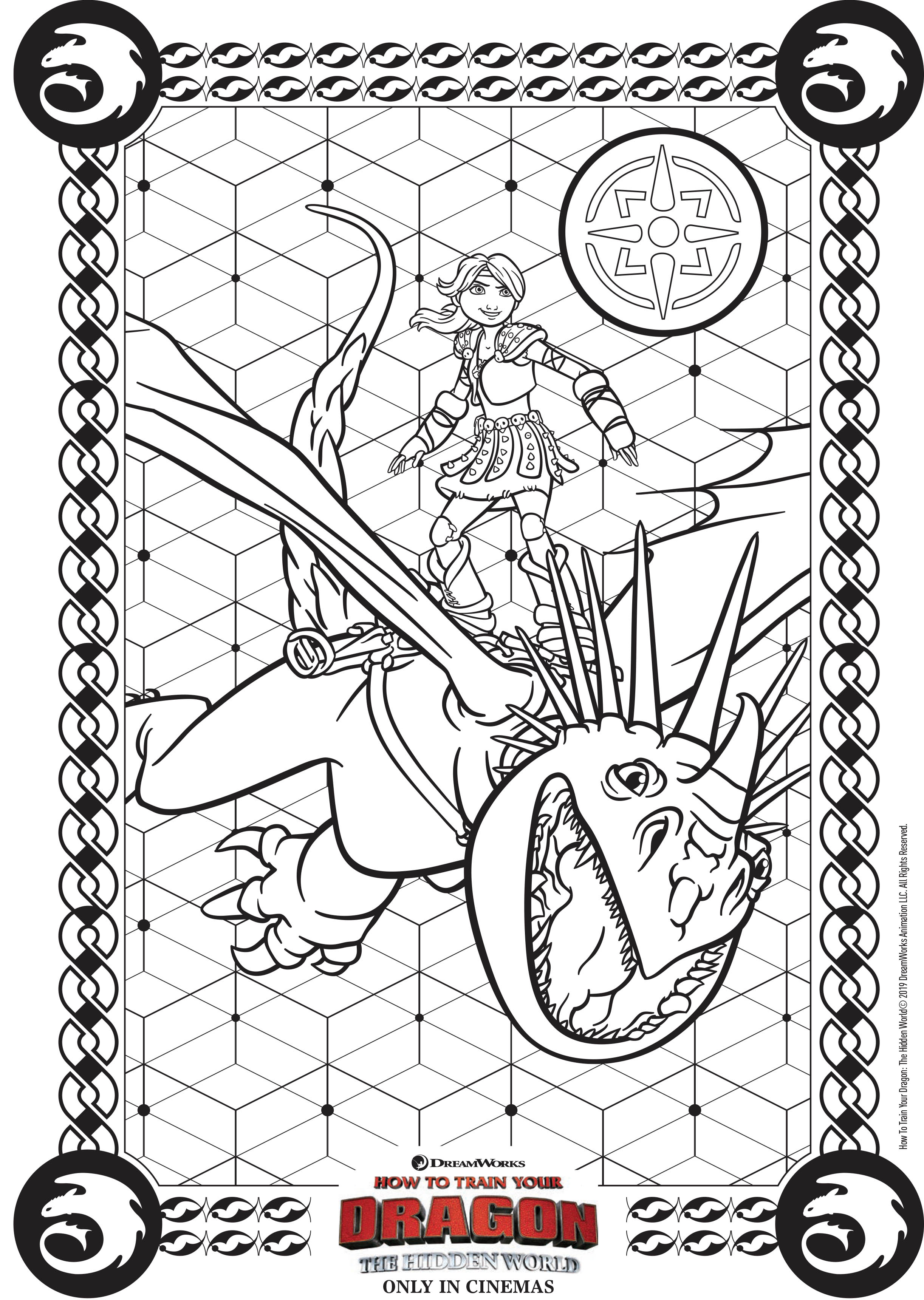 50 How To Train Your Dragon Coloring Book Pages 29