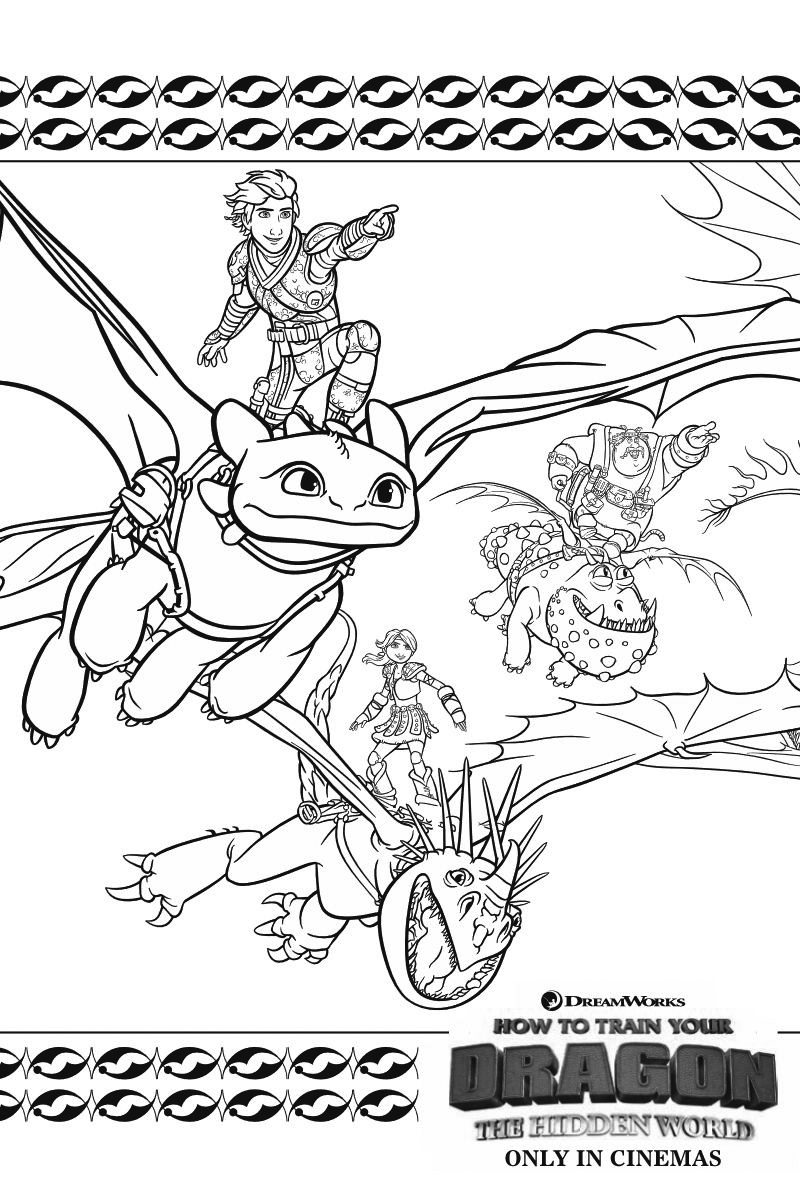 50 How To Train Your Dragon Coloring Book Pages 37