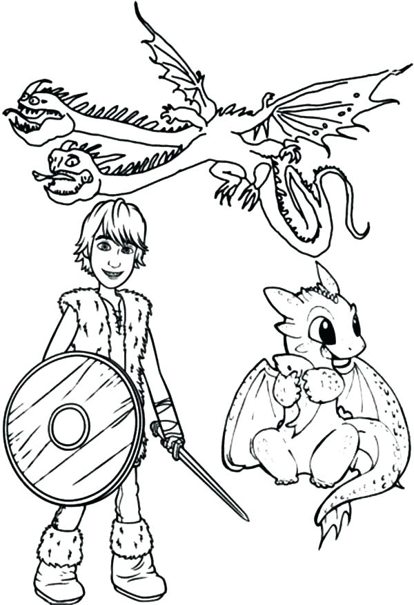 50 How To Train Your Dragon Coloring Book Pages 42