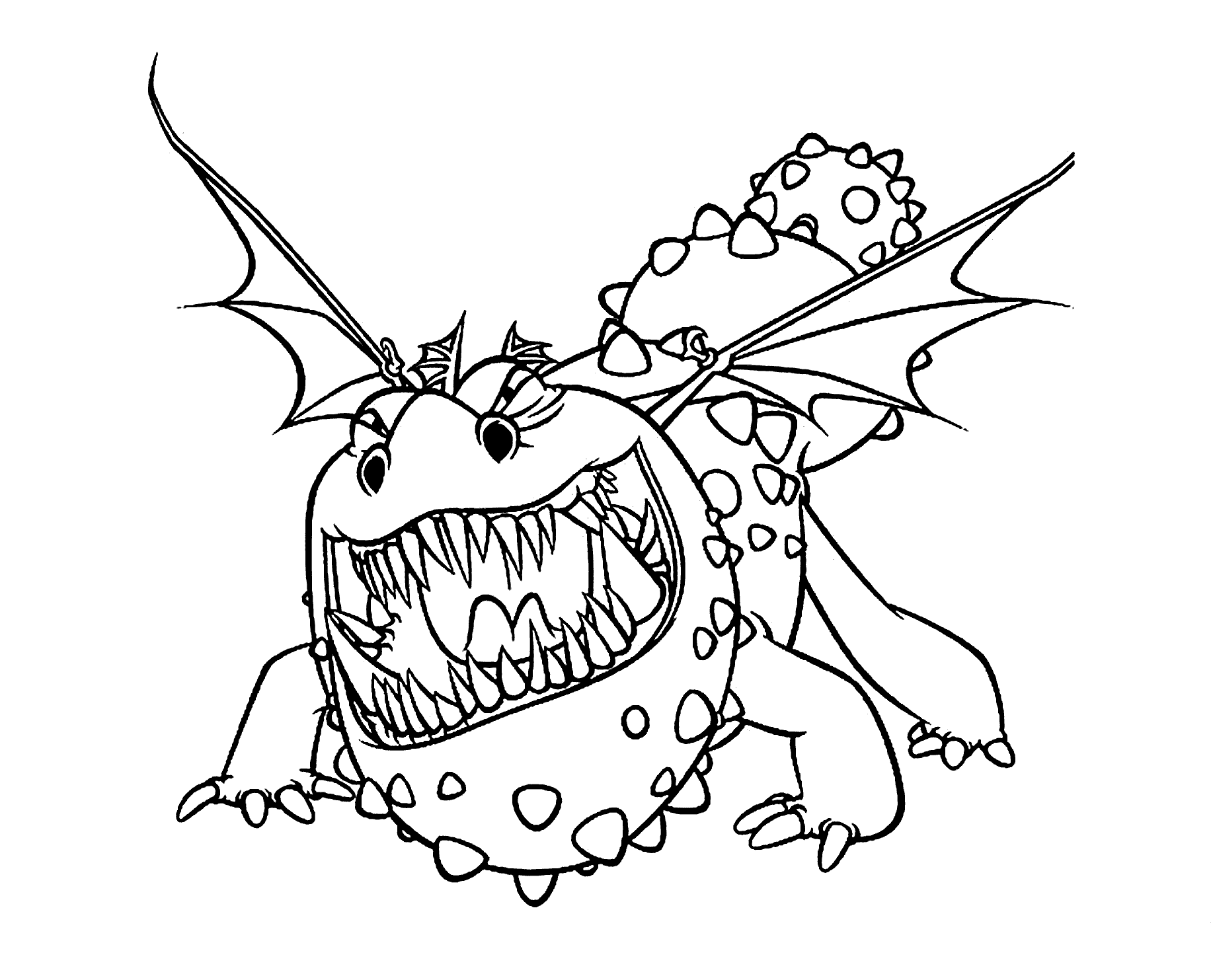 50 How To Train Your Dragon Coloring Book Pages 43