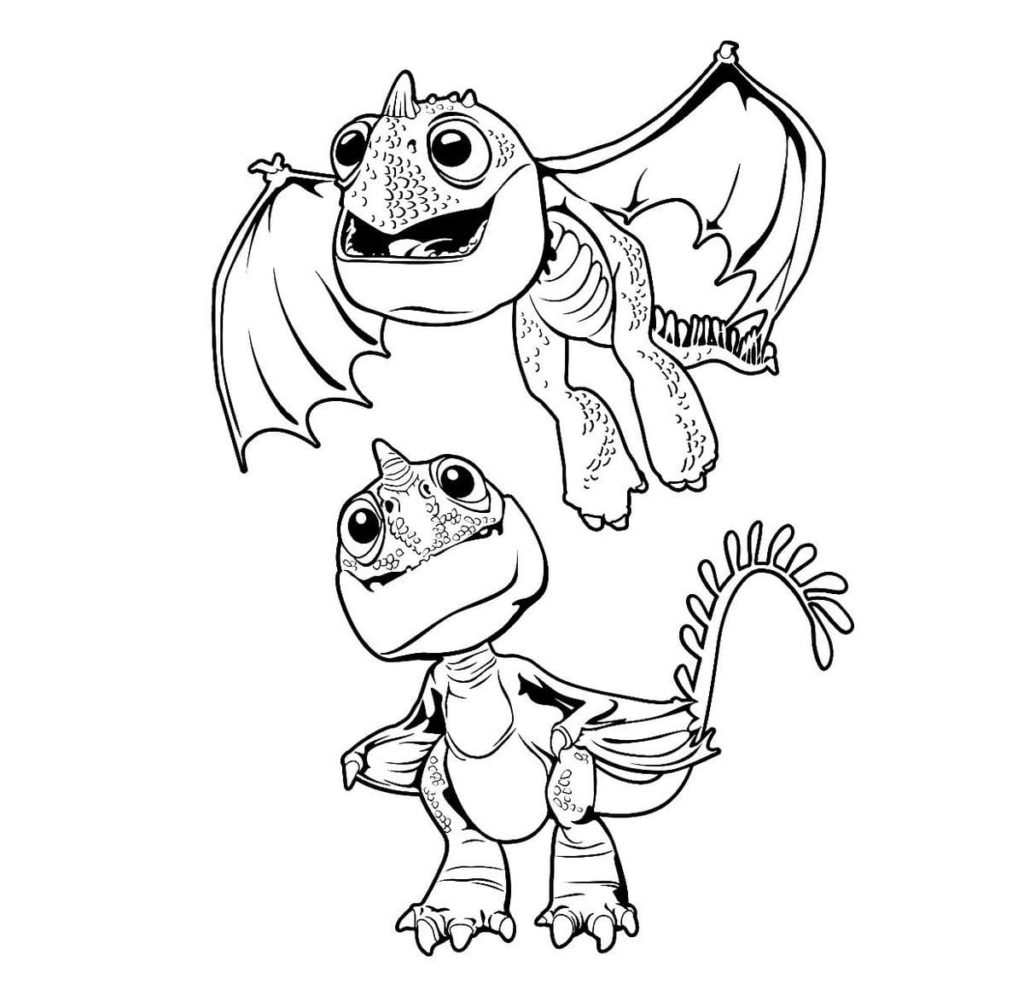 50 How To Train Your Dragon Coloring Book Pages 55